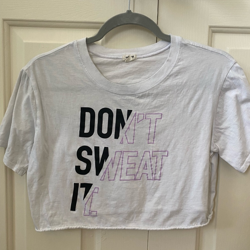 Garage crop top